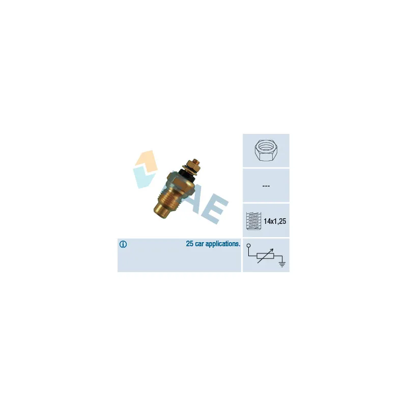 Sonde de température, liquide de refroidissement FAE 30260