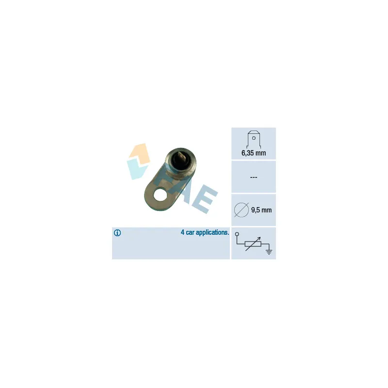 Sonde de température, liquide de refroidissement FAE 31220