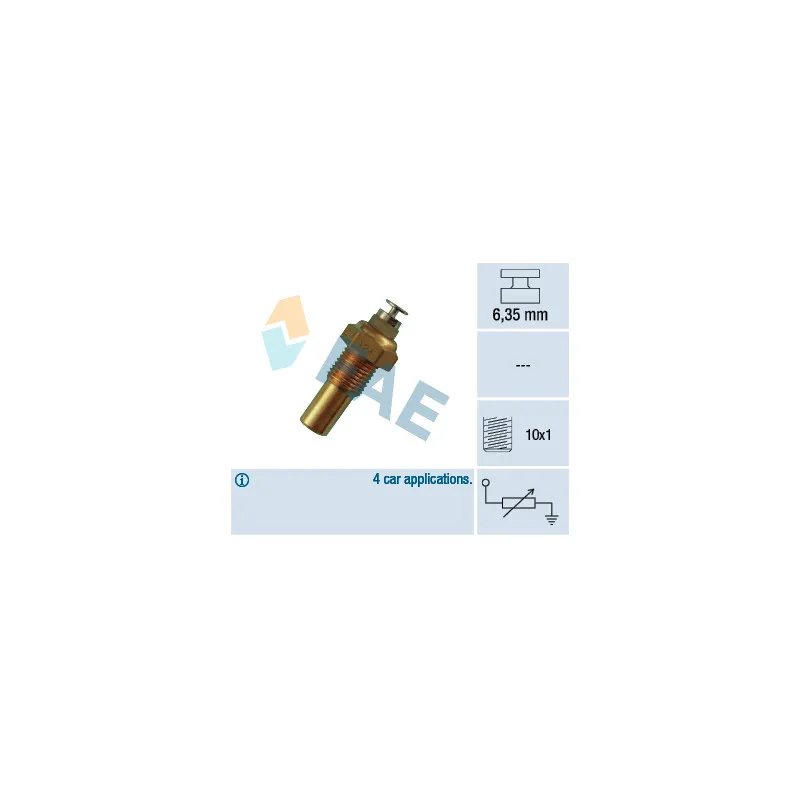 Sonde de température, liquide de refroidissement FAE 32100