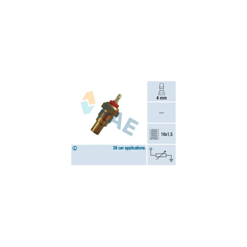 Sonde de température, liquide de refroidissement FAE 32160