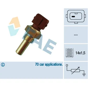 Sonde de température, liquide de refroidissement FAE 32270