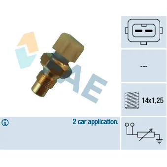 Sonde de température, liquide de refroidissement FAE 32280