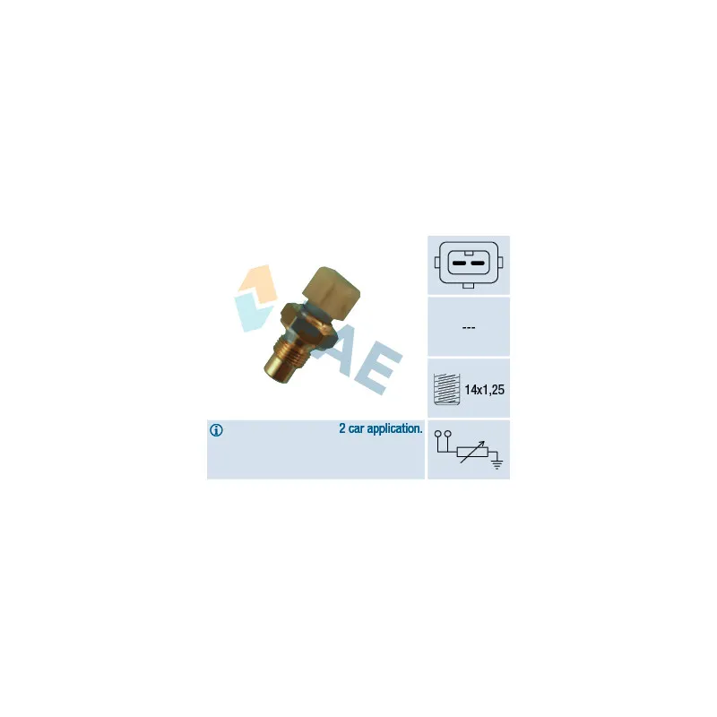 Sonde de température, liquide de refroidissement FAE 32280