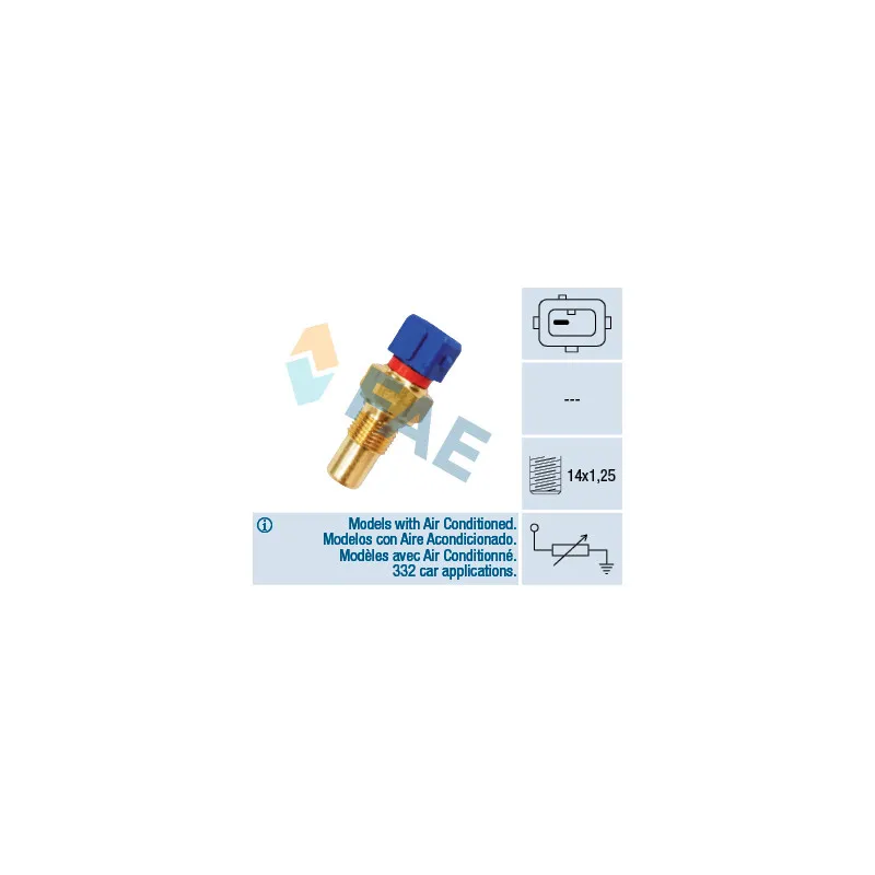 Sonde de température, liquide de refroidissement FAE 32290
