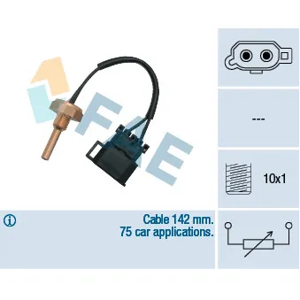 Sonde de température, liquide de refroidissement FAE 32370