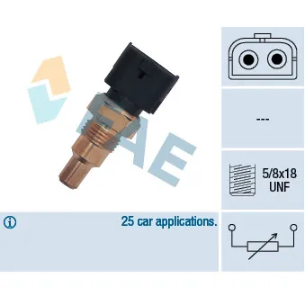 Sonde de température, liquide de refroidissement FAE 32400