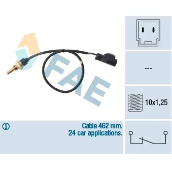 Sonde de température, liquide de refroidissement FAE 32424