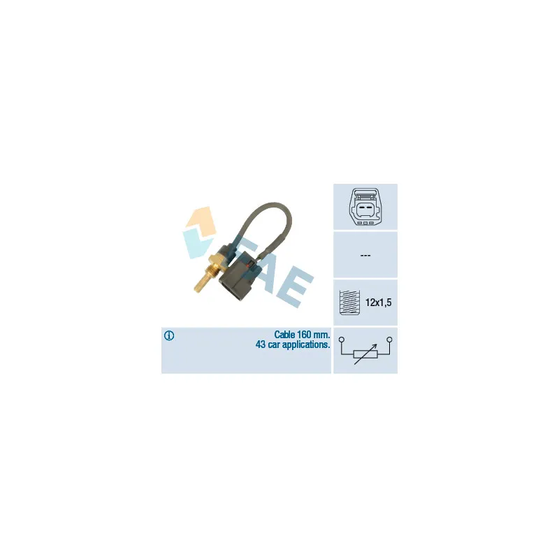 Sonde de température, liquide de refroidissement FAE 32425