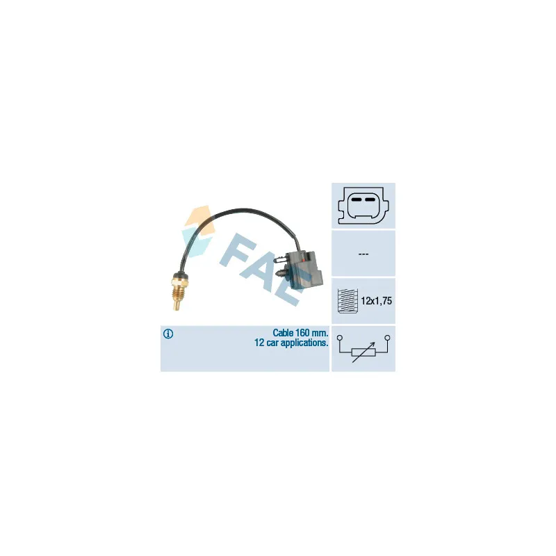 Sonde de température, liquide de refroidissement FAE 32426
