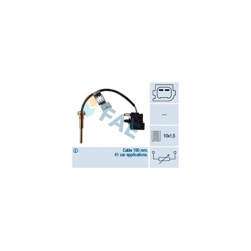 Sonde de température, liquide de refroidissement FAE 32427