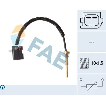 Sonde de température, liquide de refroidissement FAE 32428