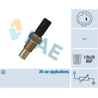Sonde de température, liquide de refroidissement FAE 32650