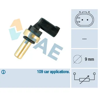Sonde de température, liquide de refroidissement FAE 32705