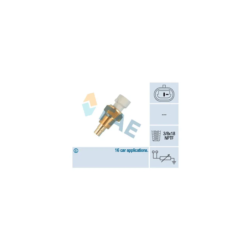 Sonde de température, liquide de refroidissement FAE 32711