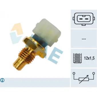Sonde de température, liquide de refroidissement FAE 33060