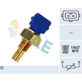 Sonde de température, liquide de refroidissement FAE 33100