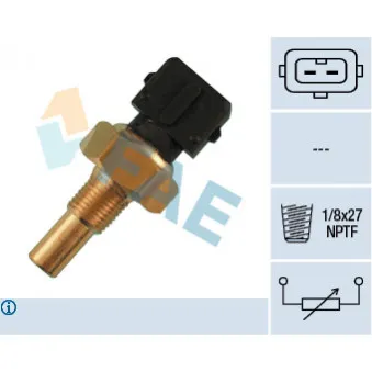 Sonde de température, liquide de refroidissement FAE 33260