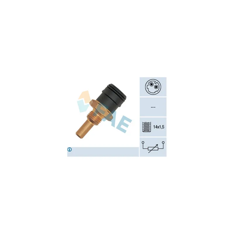 Sonde de température, liquide de refroidissement FAE 33280