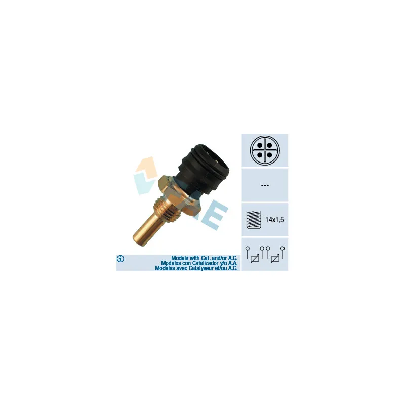 Sonde de température, liquide de refroidissement FAE 33290
