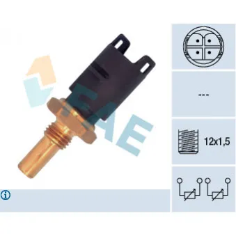Sonde de température, liquide de refroidissement FAE 33295