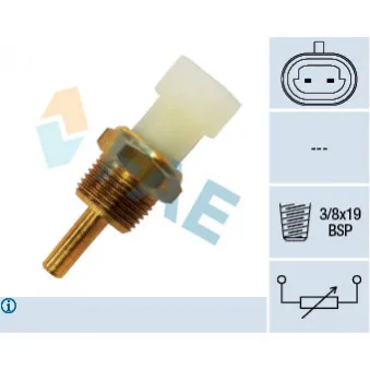 Sonde de température, liquide de refroidissement FAE 33345