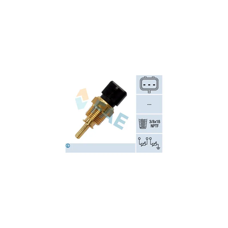 Sonde de température, liquide de refroidissement FAE 33355