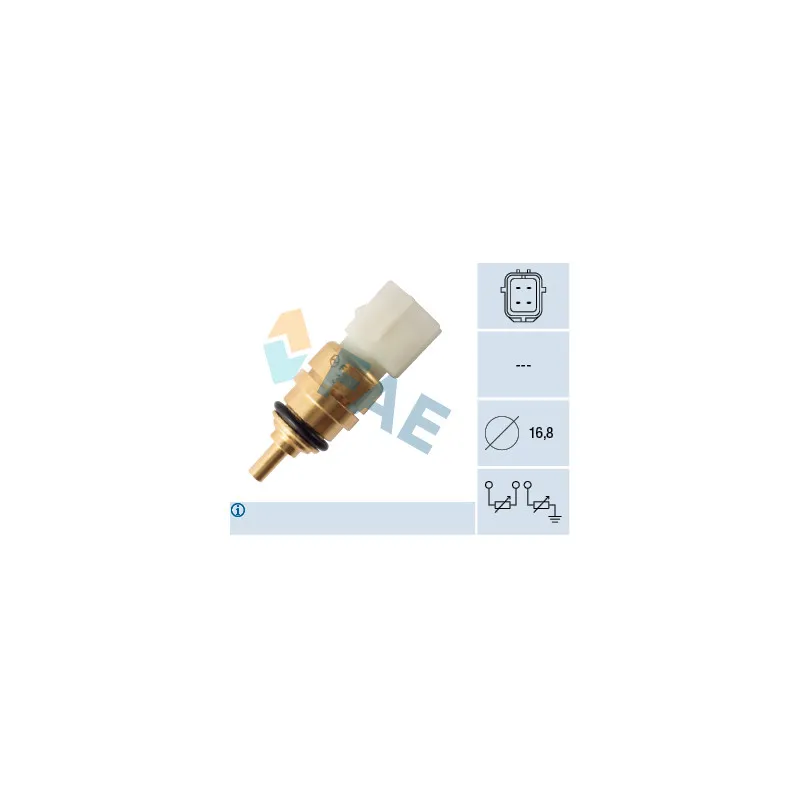 Sonde de température, liquide de refroidissement FAE 33357