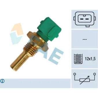 Sonde de température, liquide de refroidissement FAE 33360