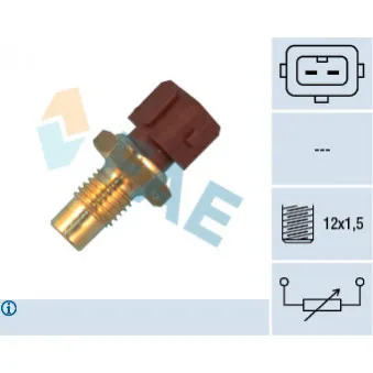 Sonde de température, liquide de refroidissement FAE 33415
