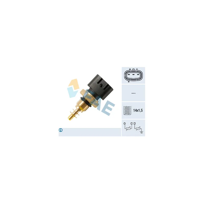 Sonde de température, liquide de refroidissement FAE 33476