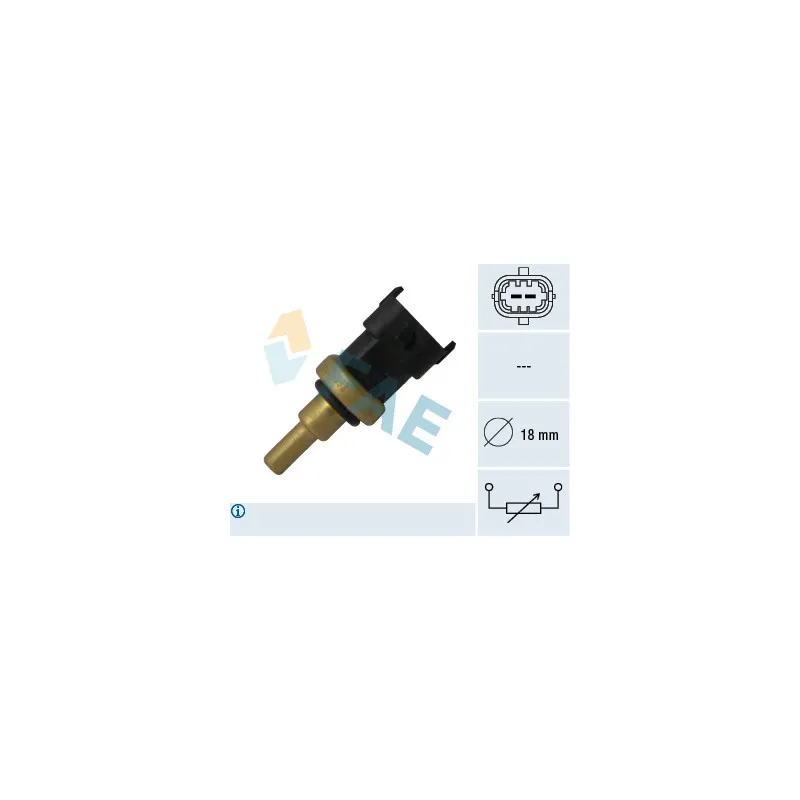 Sonde de température, liquide de refroidissement FAE 33495