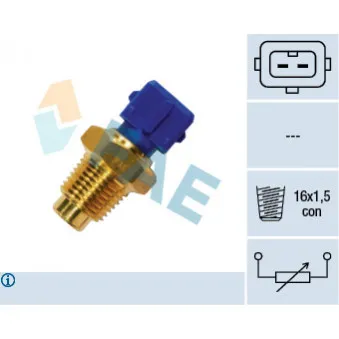 Sonde de température, liquide de refroidissement FAE 33500