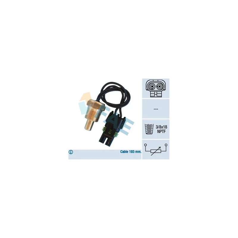 Sonde de température, liquide de refroidissement FAE 33550