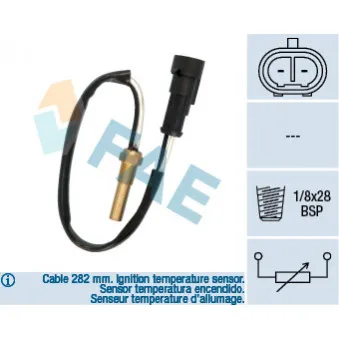 Sonde de température, liquide de refroidissement FAE 33555