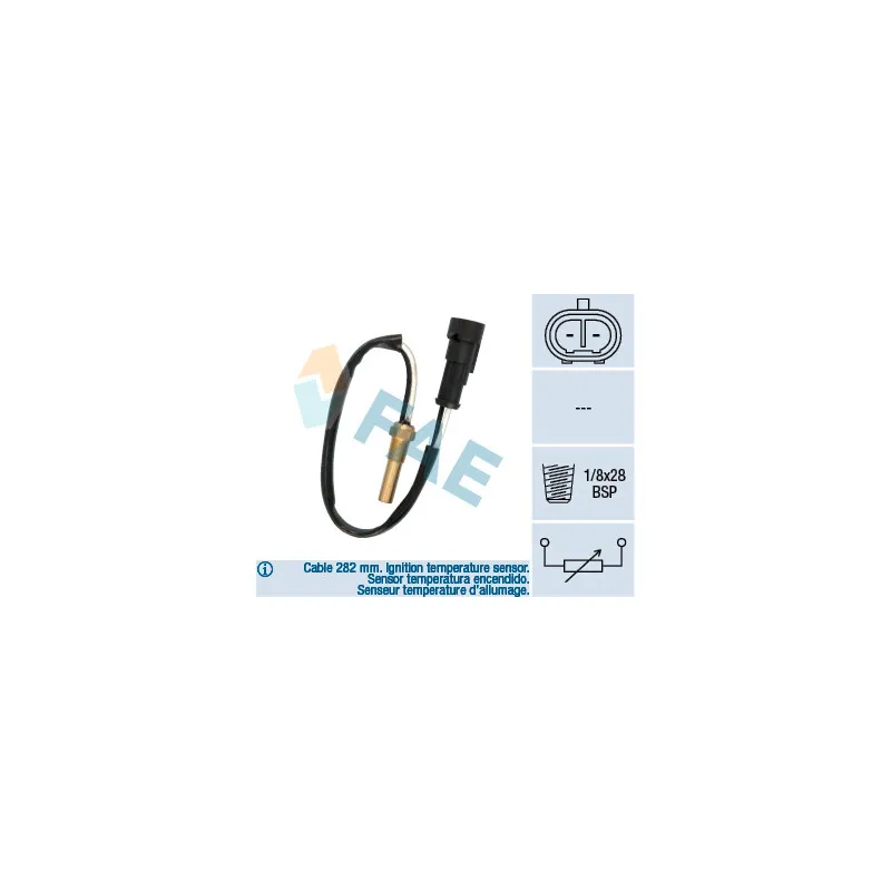 Sonde de température, liquide de refroidissement FAE 33555