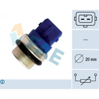 Sonde de température, liquide de refroidissement FAE 33630