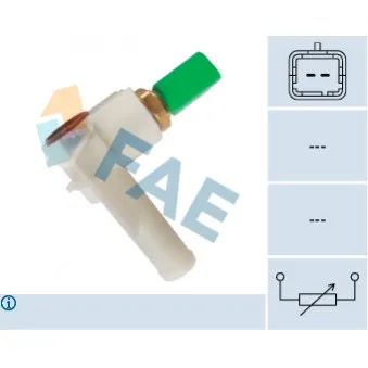 Sonde de température, liquide de refroidissement FAE 33701