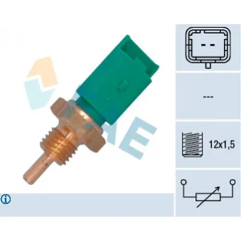 Sonde de température, liquide de refroidissement FAE 33705