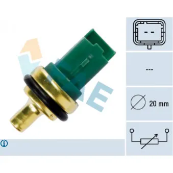 Sonde de température, liquide de refroidissement FAE 33706