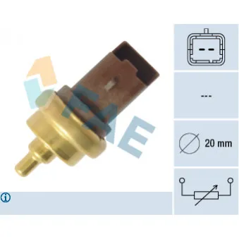 Sonde de température, liquide de refroidissement FAE 33708