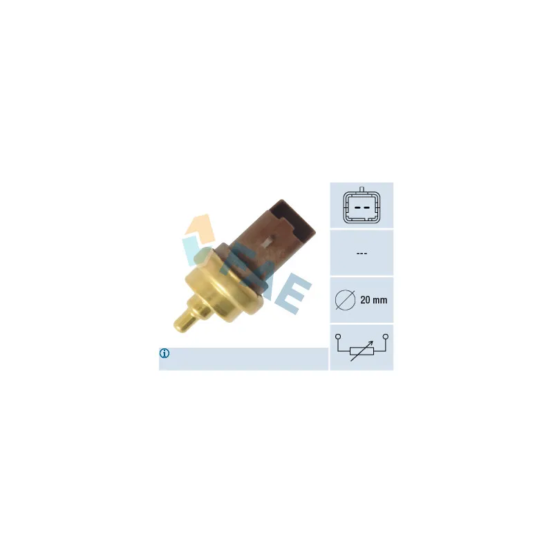 Sonde de température, liquide de refroidissement FAE 33708