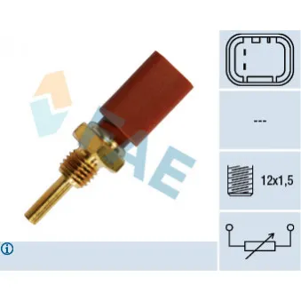 Sonde de température, liquide de refroidissement FAE 33710