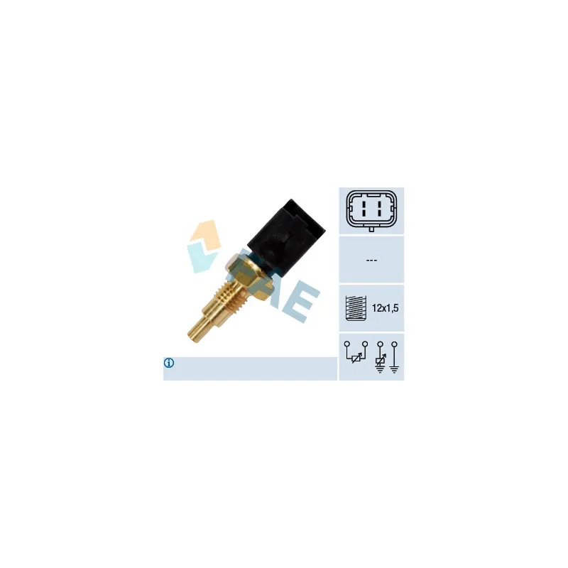 Sonde de température, liquide de refroidissement FAE 33723