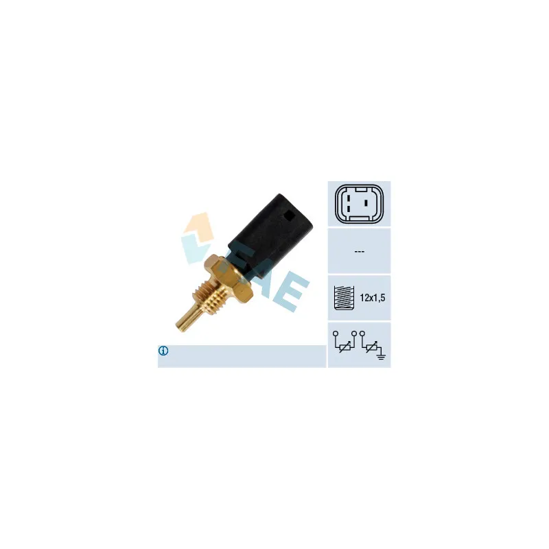 Sonde de température, liquide de refroidissement FAE 33724