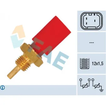 Sonde de température, liquide de refroidissement FAE 33725