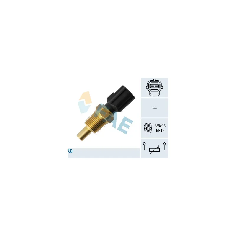 Sonde de température, liquide de refroidissement FAE 33755