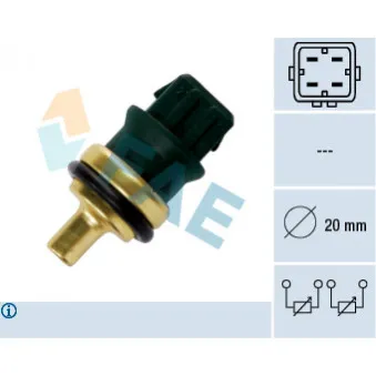 Sonde de température, liquide de refroidissement FAE 33782