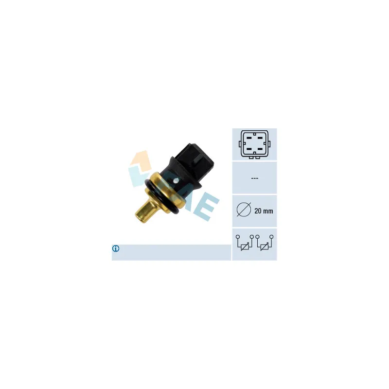 Sonde de température, liquide de refroidissement FAE 33785
