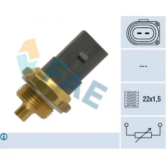 Sonde de température, liquide de refroidissement FAE 33786