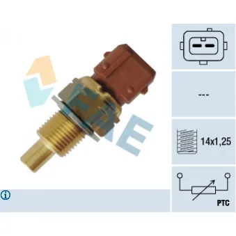 Sonde de température, liquide de refroidissement FAE 33793